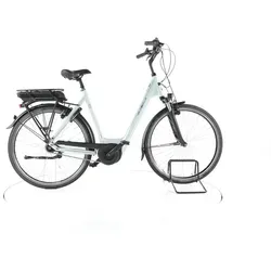 Velo de Ville CEB 200 City E-Bike Tiefeinsteiger - grüngrau schwarz - 60cm - Fahrradsättel - Hochwertiges City E-Bike mit Bosch Active Line Plus Motor, ideal für komfortables Fahren in der Stadt, bis zu 25 km/h.