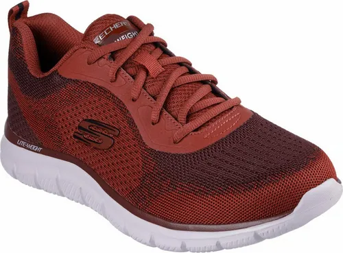 Skechers Track - GLENDOR Herren Sneakers - Vegan 232699 Burg, Schuhgröße: 45 EU - Herren-Sneaker, vegan und umweltfreundlich, ideal für den ganzjährigen Gebrauch mit bequemer Passform und modernem Design.