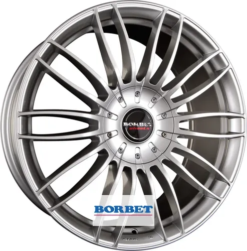 Borbet CW3 Alufelge mit rotem Ring 7.5x18 ET50 - Sportliche 7.5x18 Alufelge in schwarz mit glänzendem roten Ring, perfekt für einen individuellen Look Ihres Fahrzeugs.