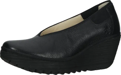 Fly London Damen YOZA438FLY Wedges, Black, 37 EU - Wanderschuhe mit lässigem Look und bequemem Tragegefühl, perfekt für entspannte Ausflüge und den Alltag.