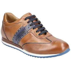 Galizio Torresi Herren Sneaker Amalfi – Stilvolle Glattleder Halbschuhe - Herren-Sneaker aus hochwertigem Nappaleder mit herausnehmbarer Decksohle, ideal für sportliche Freizeitlooks und höchsten Tragekomfort.