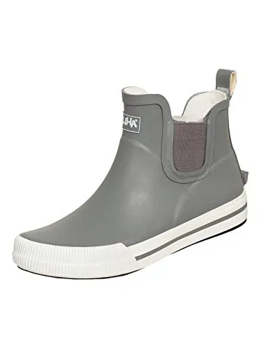 Bockstiegel Damen-Halbstiefel Momo Gummistiefel grau 42 EU - Wanderschuhe für Damen, wasserfest und ideal für regnerische Tage, mit rutschfester PU-Laufsohle für besten Halt.