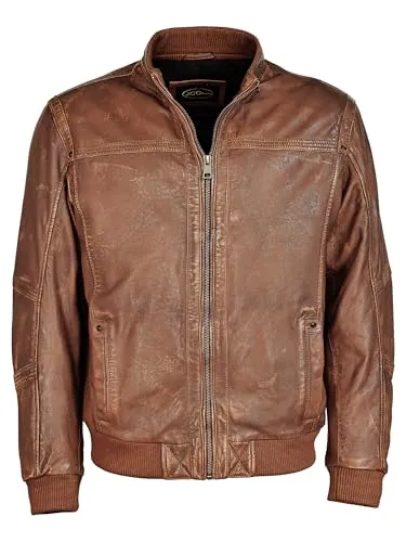 Blouson JCC "31020348" für Herren, Gr. XXL, weiß (whisky) - Exklusive Funktionsjacke aus 100% Lammleder mit bequemem Tragekomfort und hochwertig verarbeiteten Details, ideal für stilbewusste Männer.