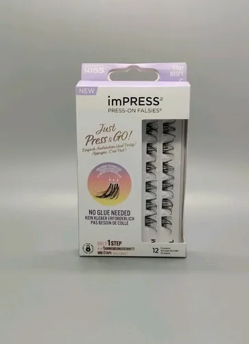 KISS: imPRESS - Künstliche Wimpern - 12 Wimpernbündel - 91316