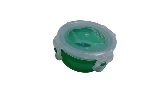 LOCK LOCK Frischhaltedose 100ml HPL931 rund smaragdgrün Geocaching Gefrierdose