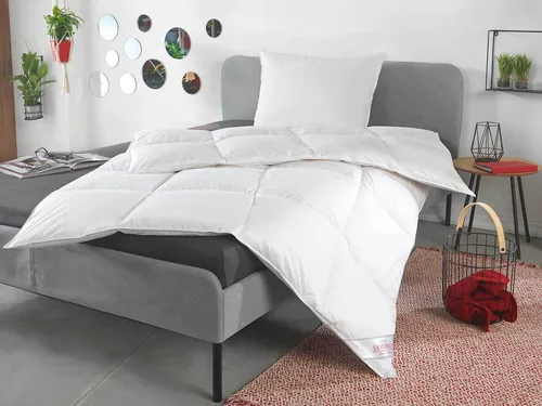 Sannwald Premium Daunen-Kassettenbettdecke warm (200 x 200 cm)
