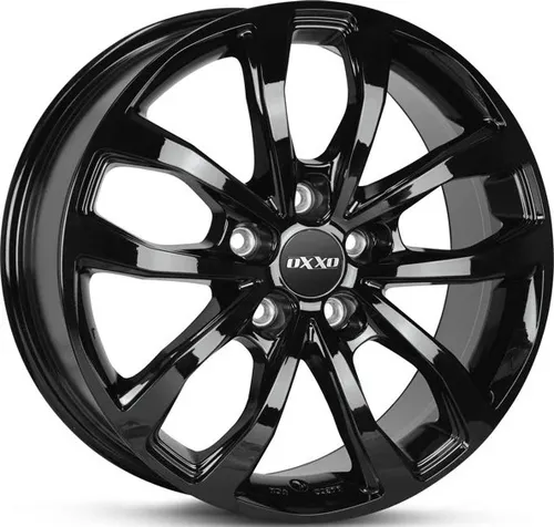 Oxxo Hyperion Black 6x16" Alufelgen - Felgen in 16 Zoll, Doppelspeichen-Design, aus hochwertigem Aluminium für maximale Traglast von 1250 kg - ideal für stilvolle Autos.