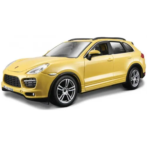 Bburago Sammlerauto Porsche Cayenne Turbo - Maßstab 1:24, detailgetreue Innenausstattung und ideal für Sammler ab 3 Jahren