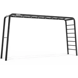 BERG PlayBase Extra Large Klettergerüst mit Schaukelgestell - Multifunktionales Schaukelsystem für Sport, Spiel und Entspannung. Wetterfester Stahlrahmen mit bis zu 13 Jahren Garantie – ideal für jeden Garten!