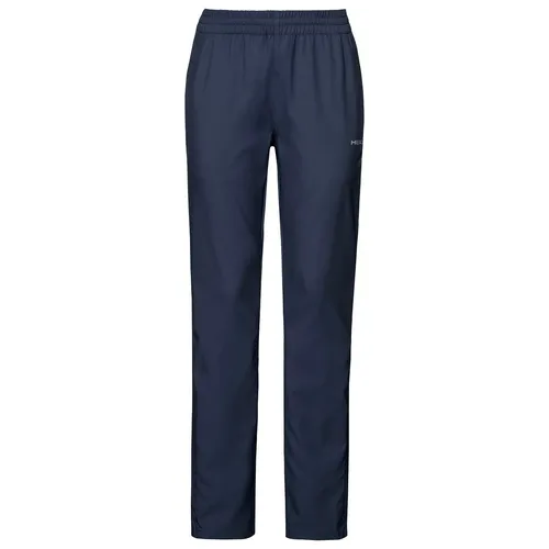 Head Tennishose Pant Club (UV-Schutz) lang dunkelblau Damen - Squashbekleidung für Damen mit hervorragendem UV-Schutz UPF 50+, elastischem Bund und regulierbarem Kordelzug für optimalen Tragekomfort.
