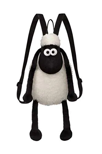 Shaun the Sheep Womens Shaun Sheep Backpack 61175 - Schulranzen aus hochwertigem Plüsch, inspiriert von Shaun das Schaf, ideal für Fans jeden Alters und perfekt für Schule und Freizeit.