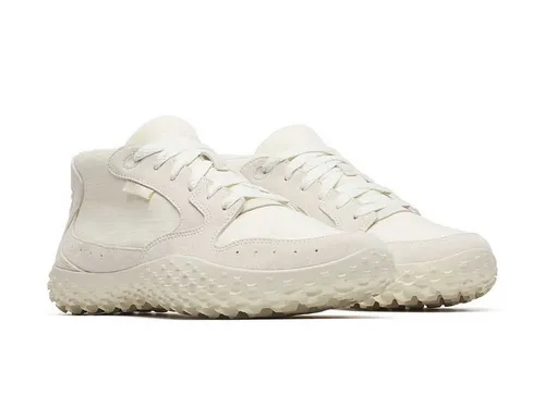 Merrell Wrapt Sneaker Mid Stucco - Sportlicher Barfußschuh für Frauen - Halbschuhe mit innovativem Sohlendesign für natürliche Fußstellung und Merrell-Membrane für trockene Füße. Ideal für aktive Frauen, die Komfort und Funktionalität schätzen.