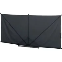 Sichtschutz Ben Polyester faltbar anthrazit 150 x 280 cm - Sonnensegel, faltbar und aus robustem Polyester für optimalen Sichtschutz im Garten oder auf der Terrasse.