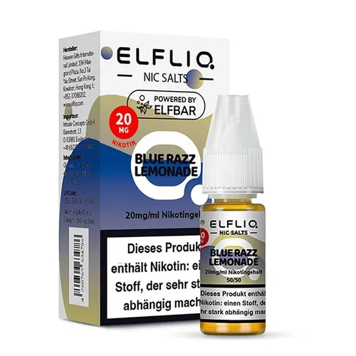 Liquid Blue Razz Lemonade 20mg - Elfliq by Elfbar