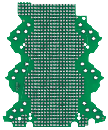 WAGO 2857-193 - Lochrasterplatine für Leergehäuse der WAGO Serie 2857