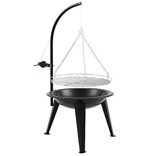BBQ-Toro Schwenkgrill Ø 55 cm – Vielseitiger Holzkohlegrill - GRILLS | Der BBQ-Toro Schwenkgrill ist ideal für Gartenpartys – mit höhenverstellbarem Grillrost und Feuerschale für gemütliche Abende am Feuer.