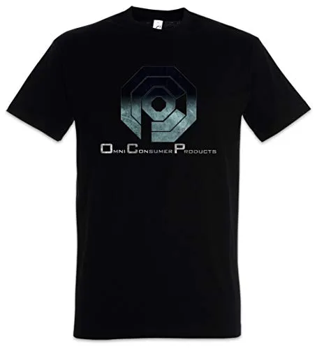 Urban Backwoods Omnicorp Logo I Herren T-Shirt Schwarz Größe XL