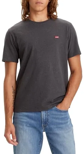 Levi's Herren Ss Original Housemark Tee T-Shirt - T-Shirts für Herren, weiches Jersey für hohen Tragekomfort und mit kleinem gesticktem Levi's Housemark-Logo auf der Brust.