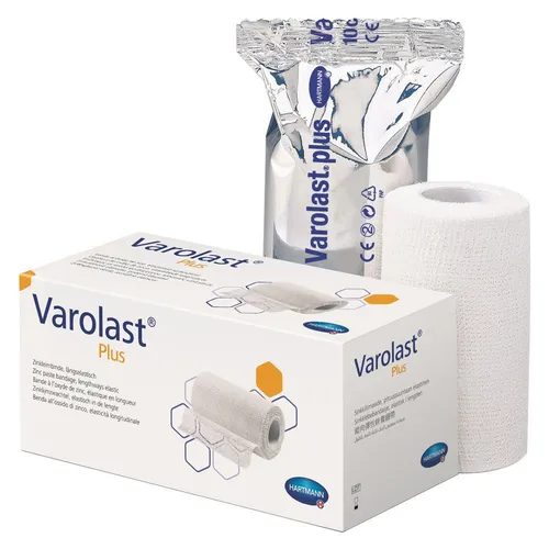 Varolast Plus Zinkleimbinde 10 cmx7 m - Kompressen & Verbände, hochwertige Zinkleimbinde für optimalen Halt und Wundversorgung, ideal für medizinische Anwendungen.