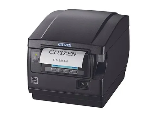 Citizen CT-S851III Thermodrucker - Thermodrucker mit 203 dpi, extrem schnell mit bis zu 500 mm/Sek. und integriertem Cutter - ideal für den Einzelhandel.