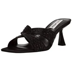 Steve Madden Pantoletten - Kunstleder/Textil mit Steinbesetzung - Modische Pantoletten mit gepolsterter Decksohle und elegantem Design. Die Riemen mit Steinbesetzung sind ein echter Blickfang und machen diese Pantolette zum perfekten Allrounder für jeden Anlass.