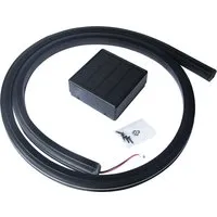 Home Deluxe Nutleiste mit Solar LED Beleuchtung - Zaunpfosten mit einfachem Stecksystem für schnelle Montage und flexibler Verbindungslösung, ideal für WPC & Aluminiumpfosten.