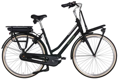 Gazelle Miss Grace C7+ RT 500 Wh Damenfahrrad schwarz 2026 - Elegantes Damenfahrrad mit 500 Wh Akku für lange Fahrten, komfortable Geometrie und hochwertige Ausstattung für den täglichen Einsatz.