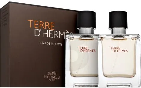 Hermes TERRE d'Hermes Duo Set - 2 x 50ml EDT - Parfum - Edles Duo Set mit 2 x 50ml Eau de Toilette, perfekt für den stilbewussten Mann und ideal für Reisen oder als Geschenk.