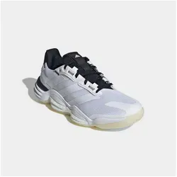 Damen Hallensportschuhe STABIL 16 INDOOR W 391/3EU - Die adidas Performance Stabil 16 Hallenschuhe bieten optimalen Halt und sind perfekt für Hallensportarten. Mit recyceltem Material und atmungsaktiven Mesh-Zonen für hohen Tragekomfort.