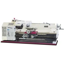 Optimum Drehmaschine TU 2406 (230 V) - Metallbearbeitung, leistungsstarke Drehmaschine für präzise Bearbeitung von Metallteilen, ideal für Hobbyisten und Profis.