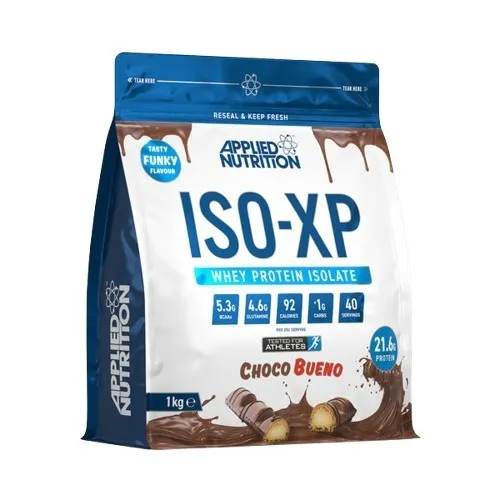 ISO-XP Whey Protein Isolat 1000g - Premium Whey Protein Isolat für schnelle Aufnahme, wenig Zucker und Fette. Ideal für Fitnessliebhaber und Sportler, erhältlich in verschiedenen köstlichen Geschmacksrichtungen.