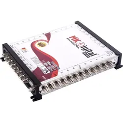 MK Digital MV-Serie 9/24 Multischalter - 24 Teilnehmer, kaskadierbar für FHD, 4K & 8K - Hochwertiger Multischalter zur Verteilung von Satellitensignalen auf bis zu 24 Geräte. Kaskadierbar für erweiterte Nutzung, ideal für flexible Heimkino-Lösungen.