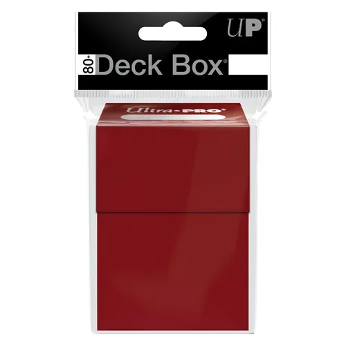 Ultra Pro Deck Box 80+ ROT / RED Sammelkarten Pokemon Magic One Piece Karten