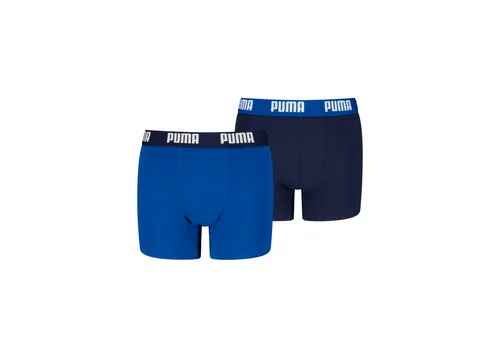 PUMA Boxershorts PUMA BOYS EVERYDAY BASIC BOXERS (2er Pack) Komfortabler Logobund, ohne Eingriff