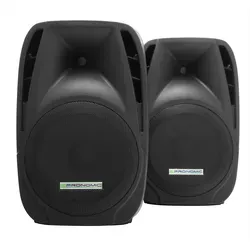 Pronomic PH12 Passivbox 160/300 Watt Paar - Passivboxen mit 12" Woofer und 34mm Hochtontreiber, ideal für Veranstaltungen. Hohe Belastbarkeit von 160 W RMS und 300 W Peak, inklusive 3 Tragegriffen für einfachen Transport.