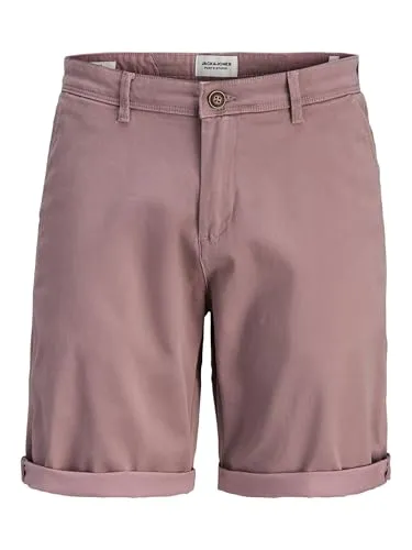 Jack&Jones Chinoshorts Solid SRT Sn - Modische Chinoshorts für Jugendliche, normal geschnitten mit mittlerer Taille und praktischem Reißverschluss. Ideal für lässige Sommerlooks.