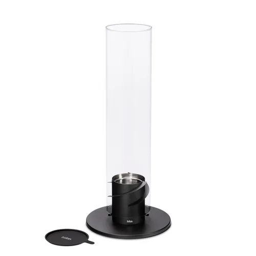 höfats Spin 120 Grau - Tischkamin für Indoor und Outdoor - Eleganter Tischkamin aus Edelstahl mit faszinierendem Flammenwirbel, ideal für stimmungsvolle Abende drinnen und draußen. Genießen Sie eine Brenndauer von ca. 80 Minuten mit Bioethanol!