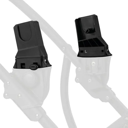 hauck Universal Adapter für Duett 2 und Duett 4 - Kompatibel mit Cybex, Kiddy, Joie, Kinderkraft, Maxi-Cosi, verwandelt deinen Geschwisterbuggy in ein praktisches Reisesystem