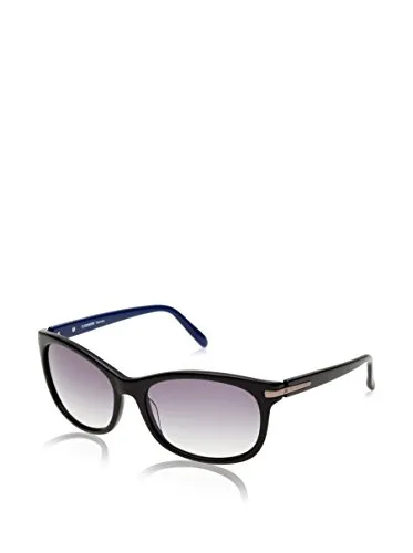 Rodenstock Sonnenbrille R3250 Rechteckig Sonnenbrille 56, Schwarz
