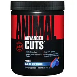 Universal Nutrition Animal Cuts Powder - Blue Ice Pop - Sportnahrung für effektiven Gewichtsverlust, unterstützt die Fettverbrennung mit L-Carnitin und verbessert die Konzentration während des Trainings.