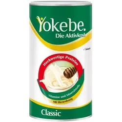 Yokebe Classic Nf De 500 g - Mahlzeitenersatz - Nahrungsersatz-Getränk mit wertvollen Nährstoffen für eine ausgewogene Ernährung. Ideal für unterwegs und leicht zuzubereiten.