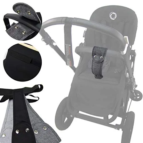 BAMBINIWELT Schrittgurt für Kinderwagen, Rutschgurt für Bugaboo Modelle (schwarz) - Hochwertiger Schrittgurt für Bugaboo Kinderwagen. Robustes, wasserabweisendes Material sorgt für Sicherheit. Einfache Montage und bequeme Nutzung für Ihr Kind.
