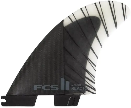 FCS II REACTOR PC CARBON TRI Finnen Set 2026 black/charcoal - M