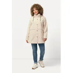Ulla Popken HYPRAR Parka - Wasserabweisende Funktionsjacke mit modischem Stehkragen und Kapuze, ideal für wechselhaftes Wetter und in Größe 42/44 erhältlich.