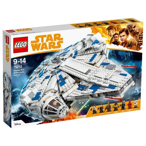 LEGO 75212 - Star Wars: Kessel Run Millennium Falcon - LEGO Set für Star Wars-Fans, bietet kreativen Spielspaß mit dem ikonischen Millennium Falcon und ist ideal für Kinder von 9-14 Jahren.
