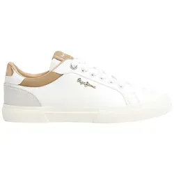 PEPE JEANS Kenton Court Trainers EU 39 - Stylische Damen-Sneaker in golden ochre brown, perfekt für einen modischen Auftritt und höchsten Komfort.