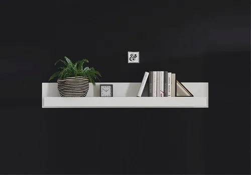 INOSIGN Wandboard Carat, 150 cm Breite - Modernes Design - Wandboard aus FSC®-zertifiziertem Holzwerkstoff, ideal für Wohnzimmer oder Diele. Pflegeleichte, melaminbeschichtete Oberfläche und vielseitig einsetzbar für Bücher, Vasen und persönliche Schätze.