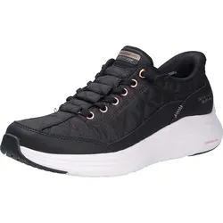 Skechers Slip-Ins Contour Foam 150413BKRG - Bequeme Sportschuhe in Schwarz/Weiß - Modische Slip-Ins von Skechers mit Air-Cooled Memory Foam für optimalen Komfort. Die maschinenwaschbaren, veganen Schuhe bieten sicheren Halt und passen sich der Fußform an – ideal für aktive Tage.
