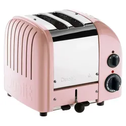 Dualit 27041 New Gen Vario Toaster 2 Scheiben, pink - Toaster mit klassischem Design, extra breiten Schlitzen und patentiertem ProHeat-System für gleichmäßiges Toasten und Energieeffizienz.