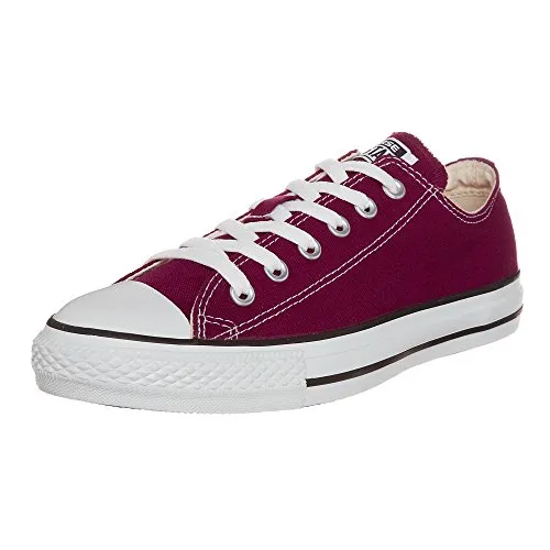 CONVERSE All Star Ox Maroon 41,5 - Beliebte Sneaker - Damen-Sneaker, die klassischen Chucks in maroon, ideal für lässige Outfits und den Sommer, mit bequemer Gummisohle und atmungsaktivem Canvas-Material.